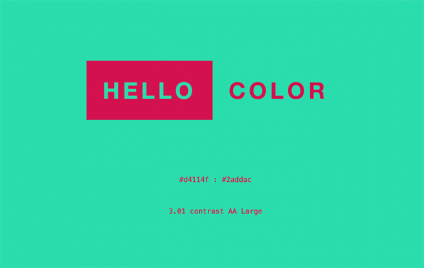 コントラストのある配色を提案してくれるサイト「hello-color」！